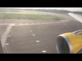 Vueling Airbus a320 take off from Heathrow London flight to Bilbao