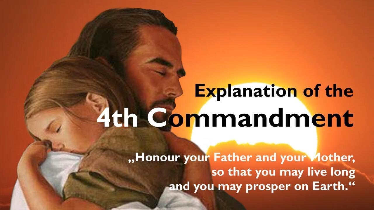 Commandment 4 ️ Honor Your Father And Mother So You May Have A Long And