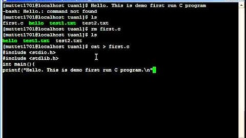 Hướng dẫn lập chạy chương trình C trên Ubuntu, Linux[1]