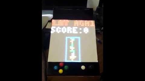 RGB LED Tetris Arcade