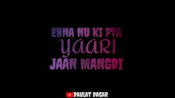 Kal De Jwak - Deep Chahal | New Punjabi Song 2019 | Whatsapp Status Lyrical