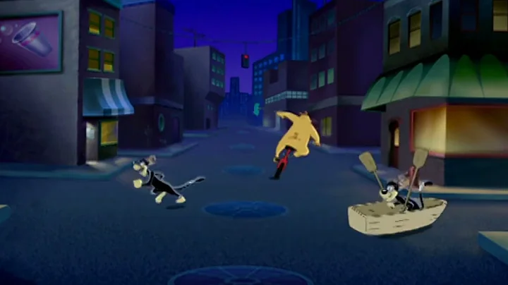 Tom and Jerry: The Magic Ring chase scene