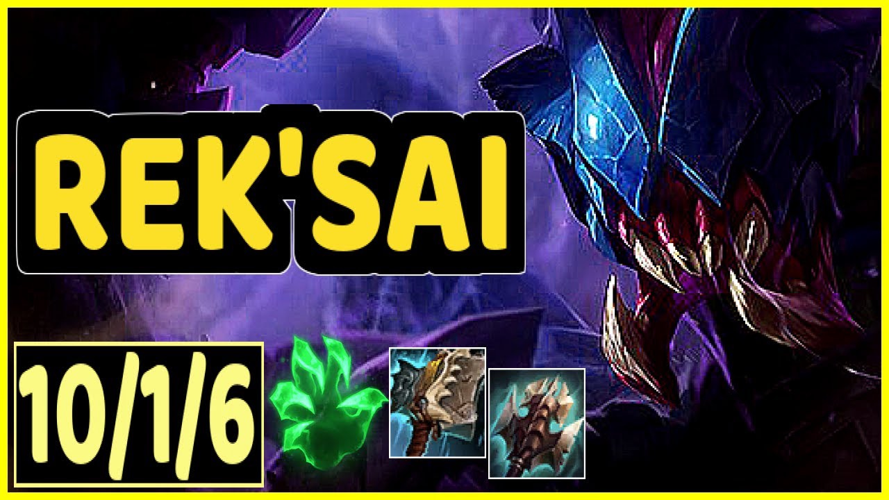 REK'SAI VS RENEKTON - 10/1/6 KDA TOP GAMEPLAY DIAMOND IV
