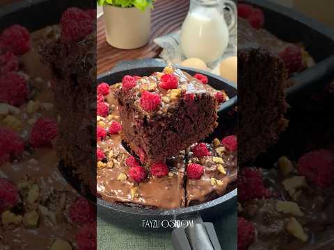 Tovada Mega shokoladli oson pirog / Мега шоколадный пирог на сковороде