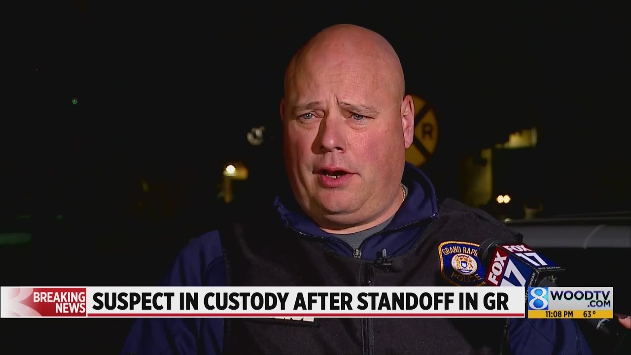 Suspect in custody after standoff on Grand Rapids’ West Side - YouTube