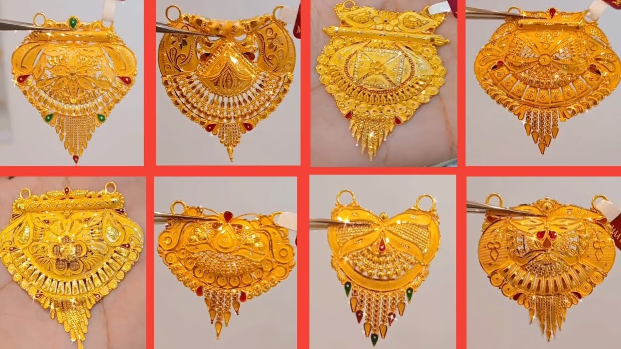 2026 Latest Gold Mangalsutra Pendant Designs with weight and price//Long Mangalsutra Pendant Designs
