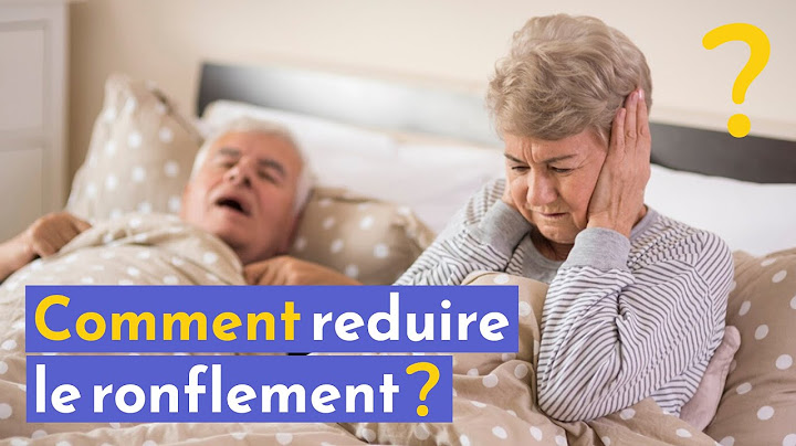 Vous ronflez ? Voici comment le réduire.