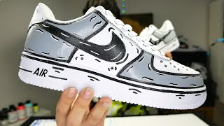 Custom Cartoon Nike Air Force 1!!️