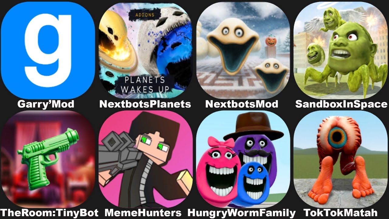 Hungry Worm in NextBots in Playground Mod,Sandbox in Space,Tok Tok Matah,Hungry Worm,Lin Gang Melon