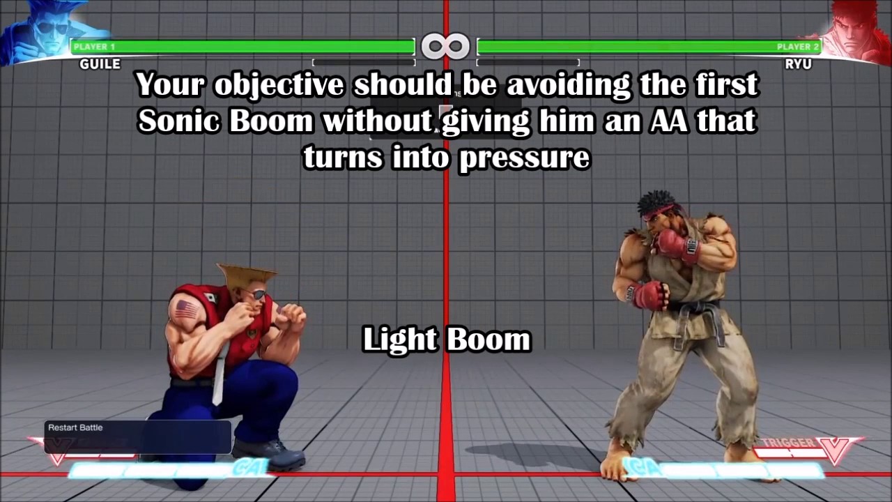 How to do S. Boom without charging? Guile's advanced combos : r/ StreetFighter