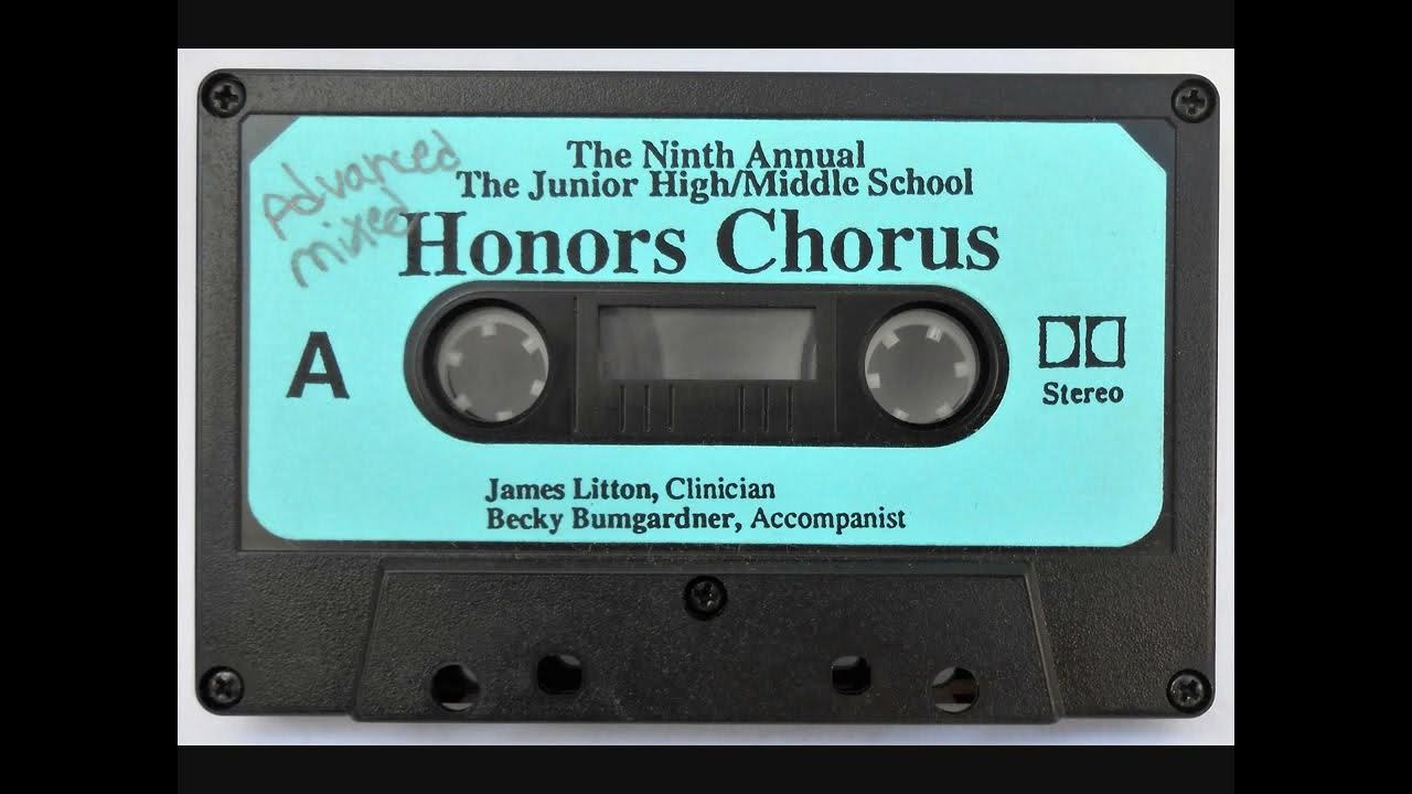 1994 NCMEA Southern Division Honors Chorus YouTube