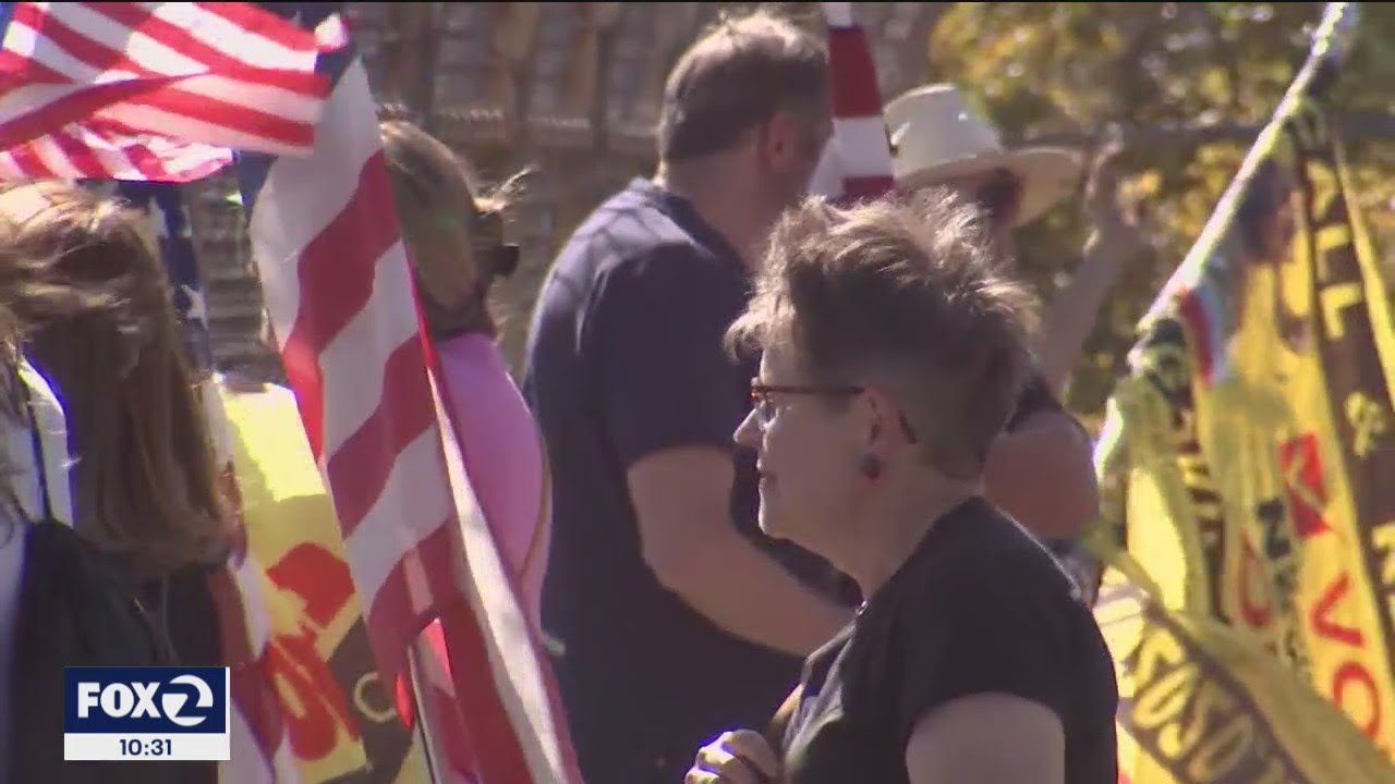 Anti-Newsom protester assaulted in San Rafael