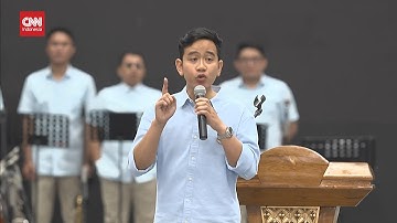 Gibran ke Prabowo: Tenang Saja Pak Prabowo, Saya Ada di Sini