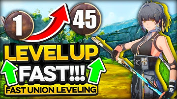 How to LEVEL UP EXTREMELY FAST in Wuthering waves Fast Union Leveling