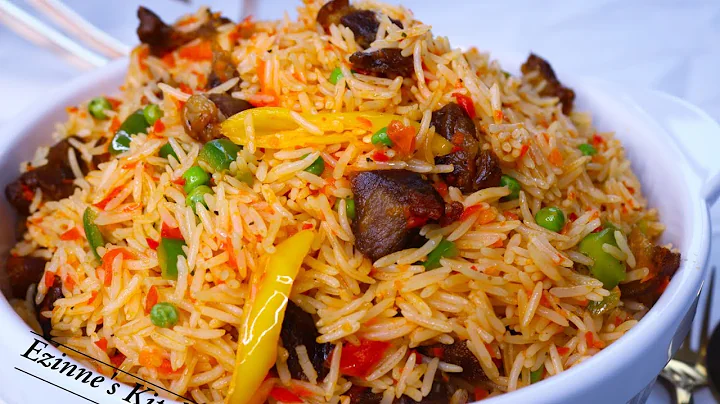 How to make ASUN fried Rice/ Goat meat fried rice Recipe