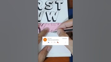 Easy way to make 3D letter Z, Subscribe if you like this video #shorts #youtubeshorts