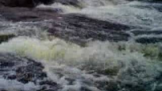 whitewater at Keshena Falls WI Menominee Indian Reservation