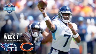 Tennessee Titans vs. Chicago Bears | 2023 Preseason Week 1 Game Highlights