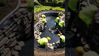 Backyard Mud Pit to Luxury Koi Oasis Transformation Time-Lapse