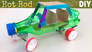 How to Make RC Car Out of Plastic Bottle - Electric car - Tutorial