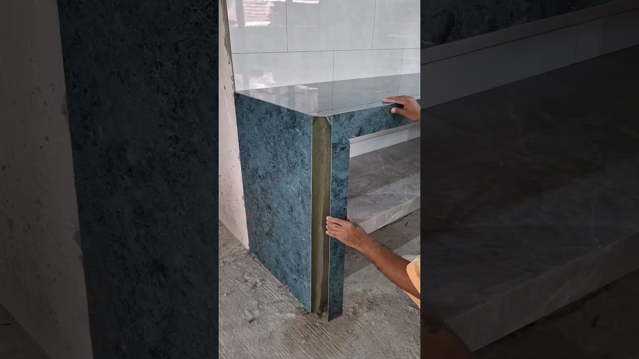 How to installation kitchen counter table