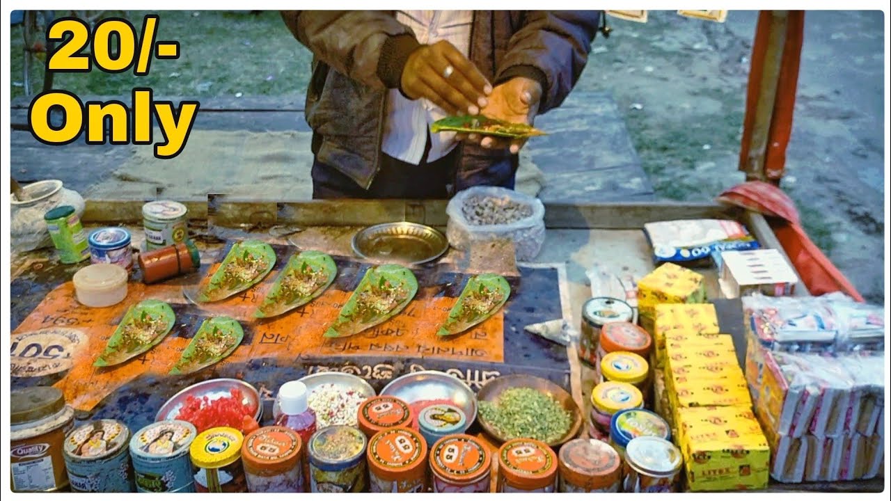 special misti paan making in Kolkata street food | street food India