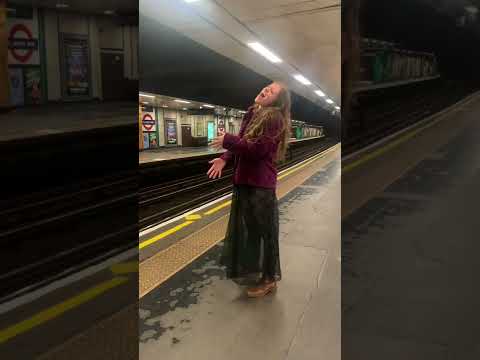 “At Last” by Etta James in the London tube stations #cover #singing #liveperformance