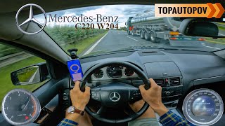 Mercedes-Benz C-Class 220 W204 (125kW) |92| 4K60 TEST DRIVE POV - Acceleration, Drifting?! & Sound