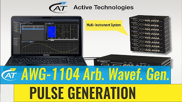 AWG-1104 USB Arbitrary Waveform Generator - Pulse Generation Demo -