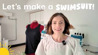 Epic sewing vlog: Tankini Top and Bikini Bottoms Swimsuit