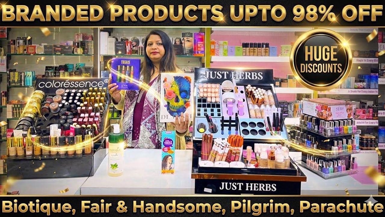 98.7% Discount | branded cosmetics wholesale market in delhi | perfume makeup FMCG wholesale market