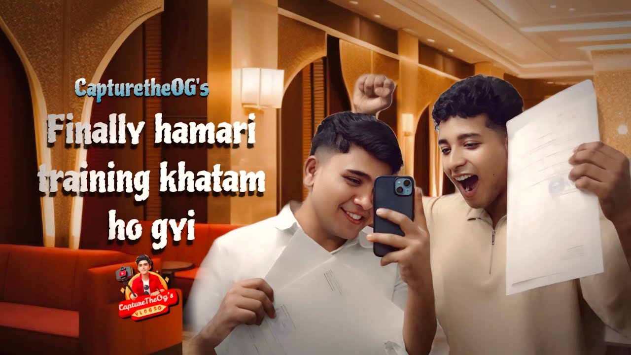 Finally, Hamari training Khatam Ho Gayi 😮‍💨