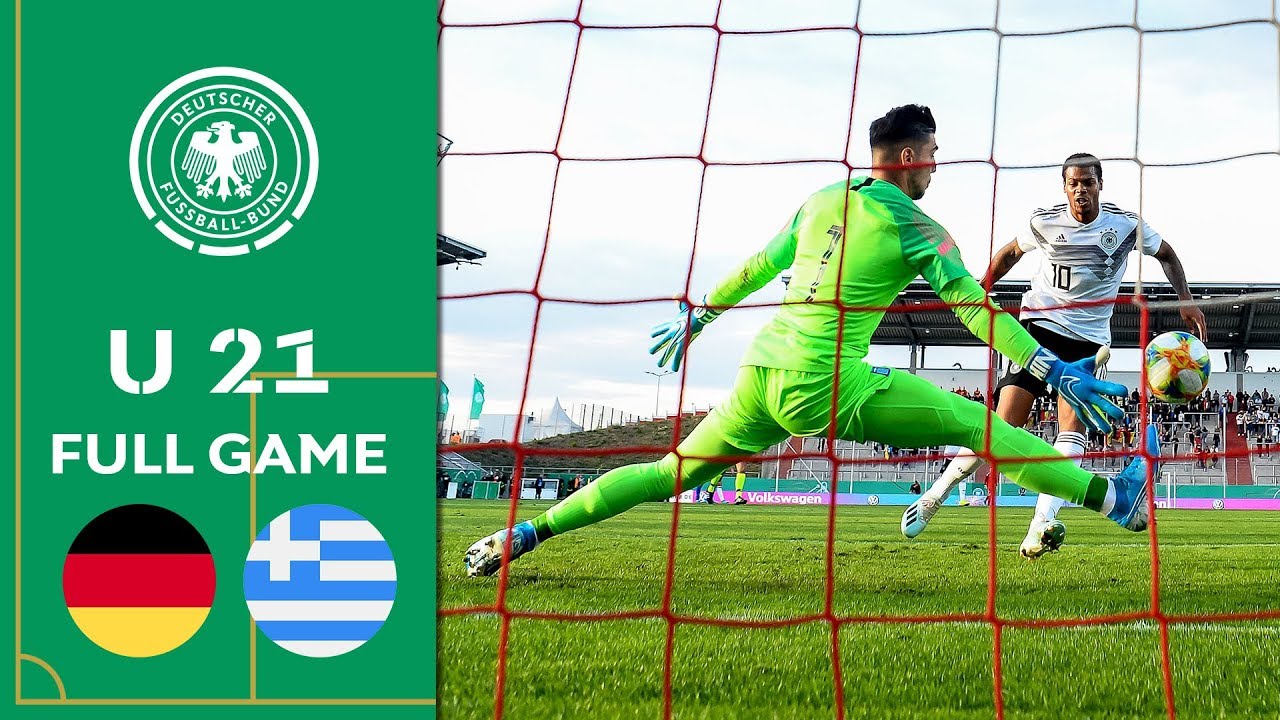 Germany vs. Greece 20 Full Game U21 Friendly YouTube