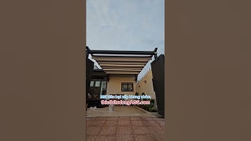 Mái bạt xếp khung nhôm nhập khẩu nguyên chiếc của AGS