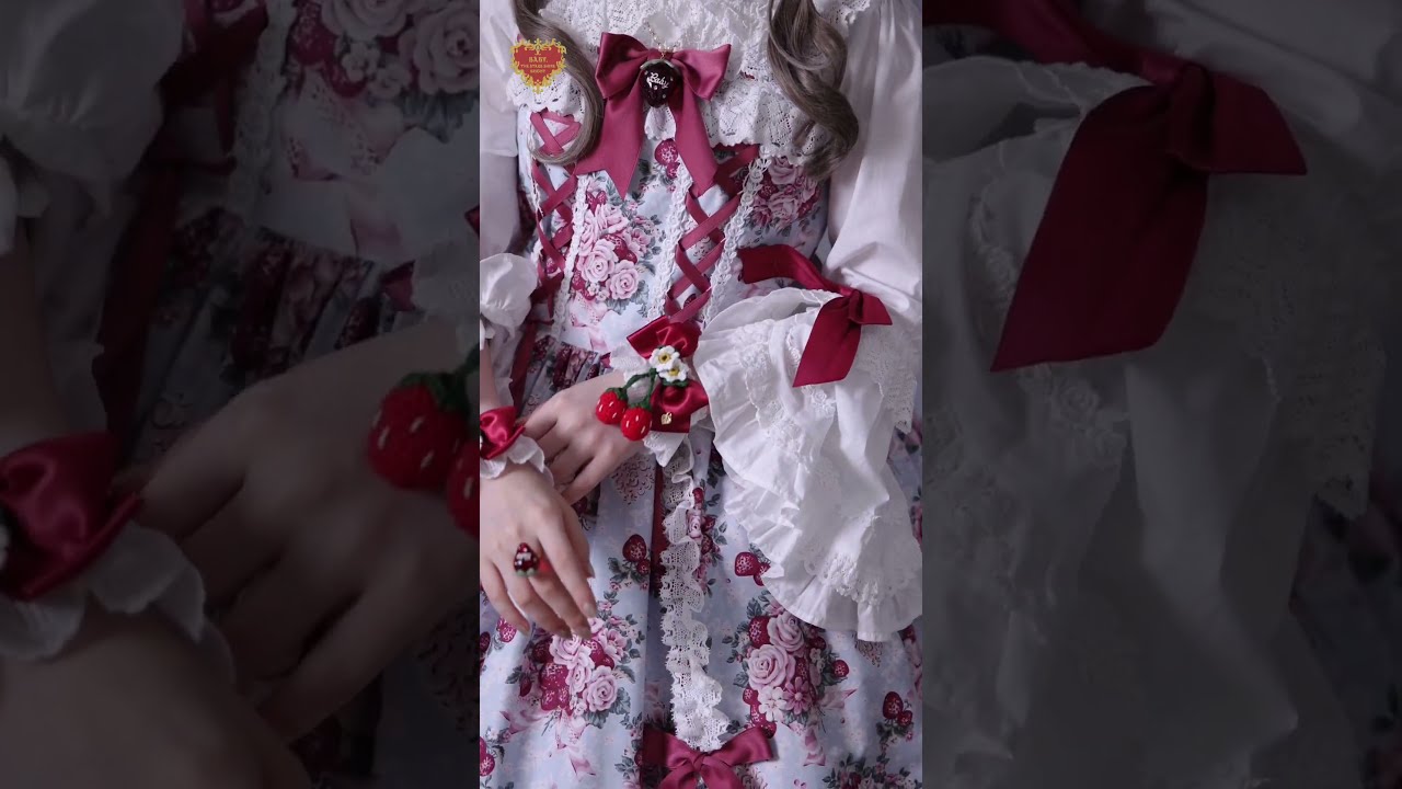 Baby シュガーブーケジャンパースカートⅣ＆リボンクリップ