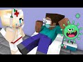 Monster School Battle Virus  - Minecraft Animation