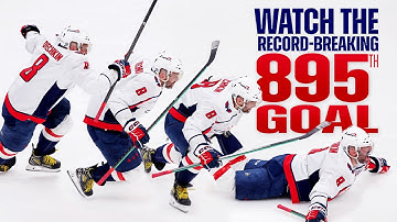 Alex Ovechkin passes Wayne Gretzky for most goals ALL-TIME!