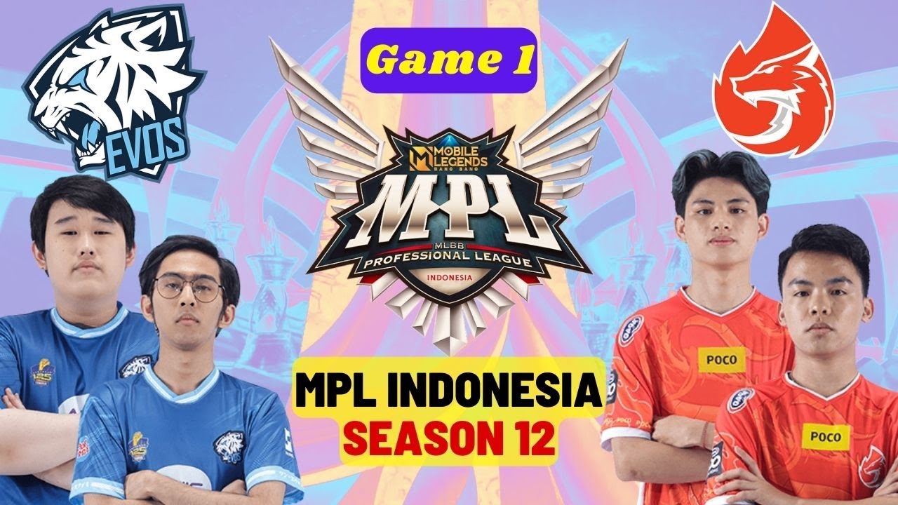 MPL ID S12 | EVOS LEGENDS vs AURA FIRE | GAME 1 | Regular Season