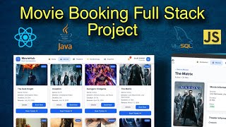 Learn & Build Java Full Stack + AI, Movie Ticket Booking Project Using Spring, React, MYSQL, Axios