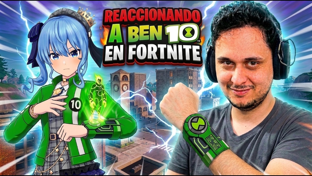 ¿BEN 10 LLEGÓ A FORTNITE? ⌚ Reacción y Gameplay con la Skin de SUISEI 💎