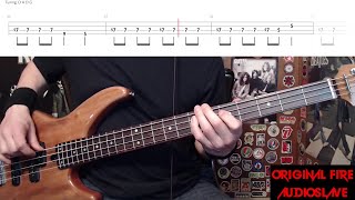Original Fire by Audioslave - Bass Cover with Tabs Play-Along