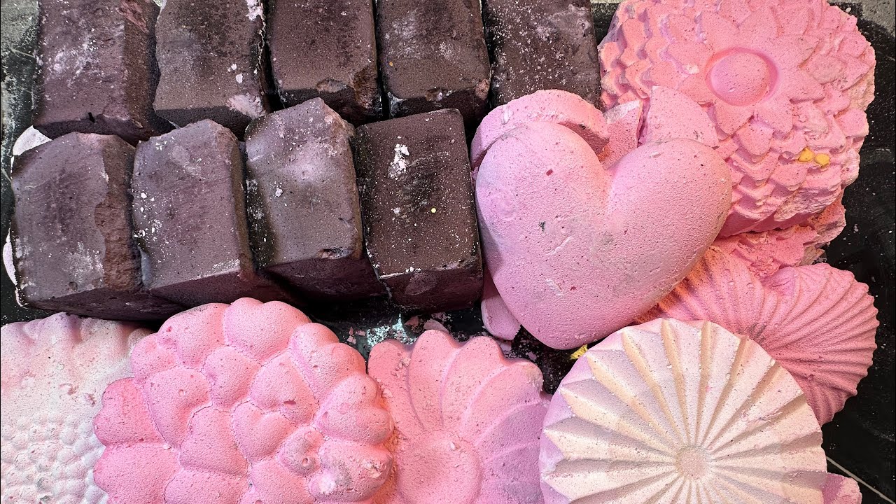 Soft Pink and Powdery DarkPurple | Satisfying