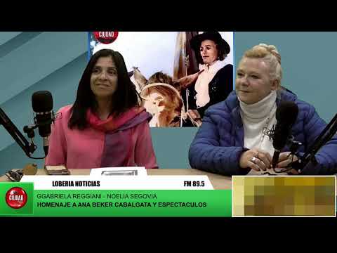 HOMENAJE A ANA BEKER EN LOBERIA CABALGATA Y ESPECTACULOS