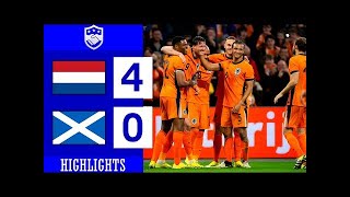 Netherlands vs Scotland 4 0 HIGHLIGHTS  Reijnders, Wijnaldum, Weghorst & Malen GOALS!