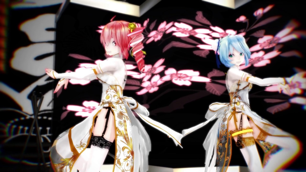 【MMD】チャイナドレスのテト＆ミクさんで「極楽浄土」