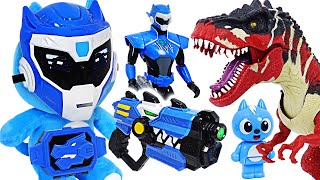 Miniforce Super Dinosaur Power! Defeat dinosaurs with Volt Mask and Super gun! | DuDuPopTOY screenshot 4