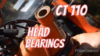 Honda CT 110 Steering Head Bearing Upgrade