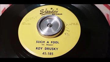 Roy Drusky - Such A Fool - 1954 Country - STARDAY 185
