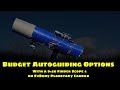 Budget Autoguiding, Using a Finderscope & Mounting Solutions