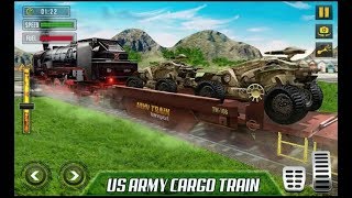 Army cargo train/Driver Cargo Train Railway 3D / Android Gameplay Video screenshot 5